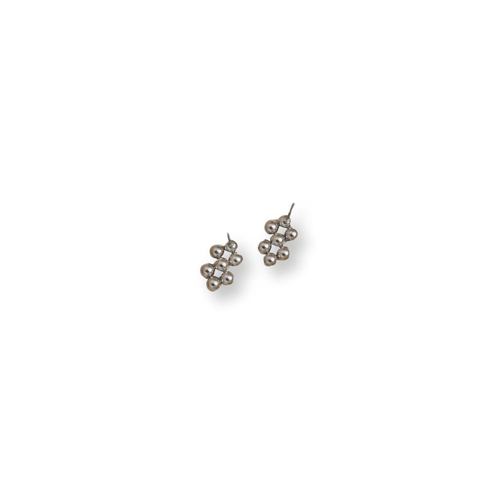 Aretes Mary Plateados