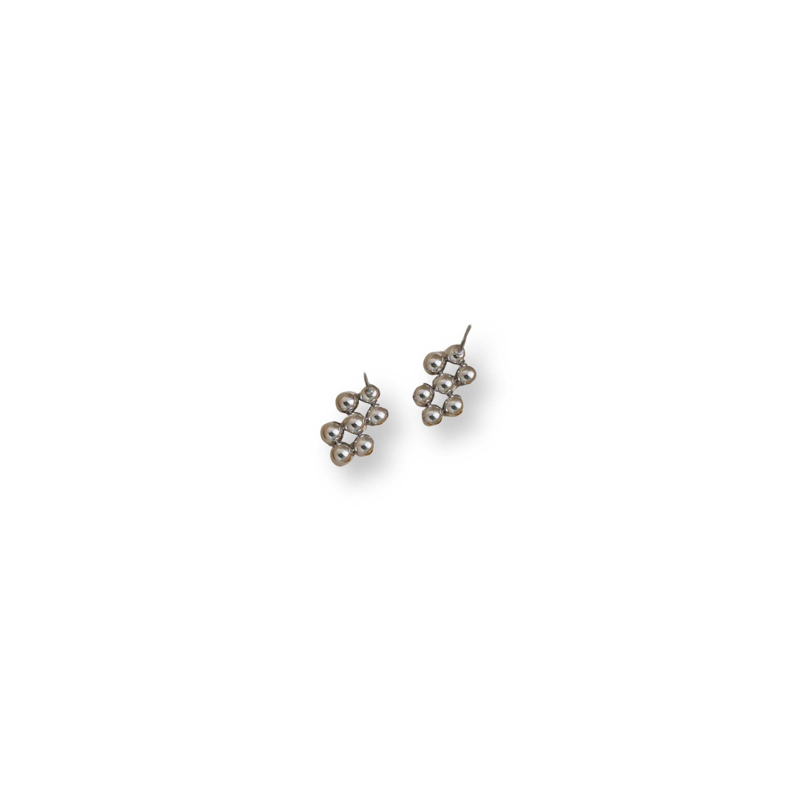 Aretes Mary Plateados