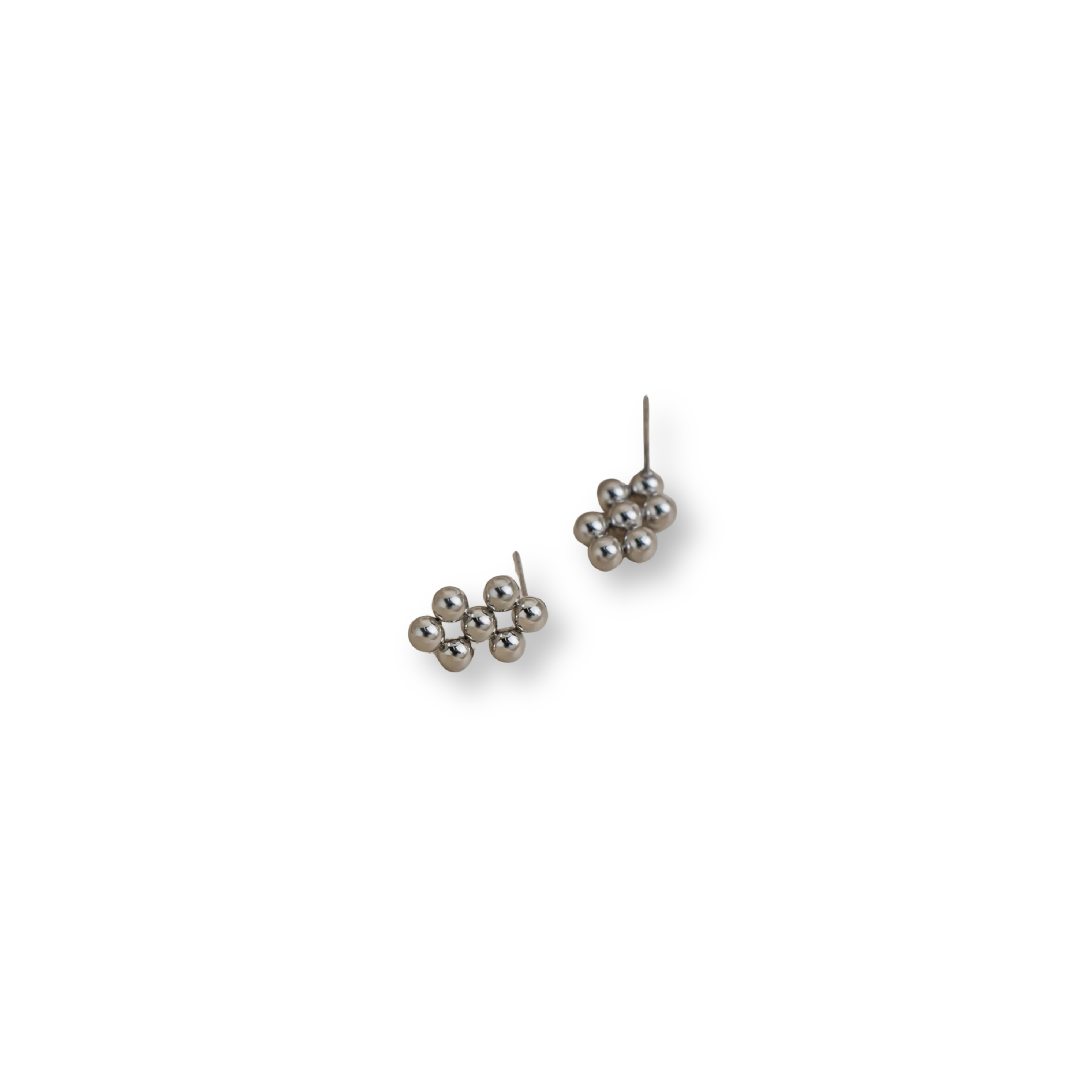 Aretes Mary Plateados