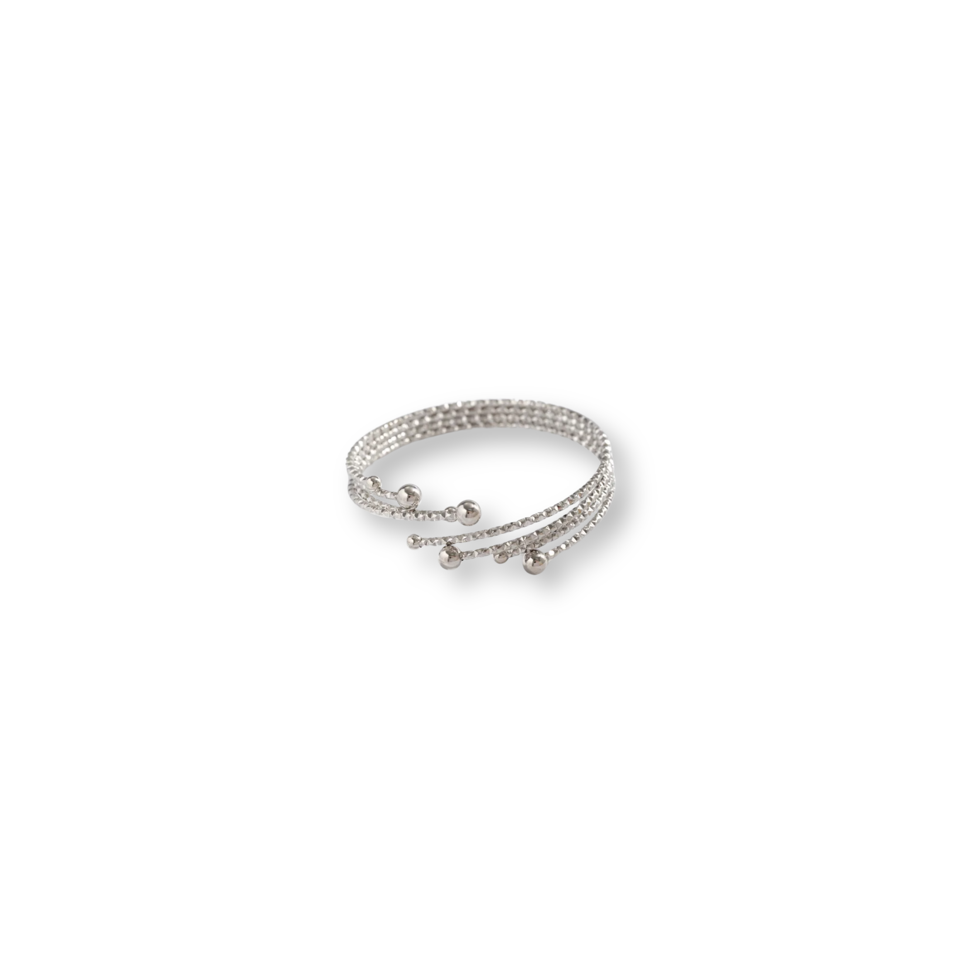 Brazalete Esthela Plateado