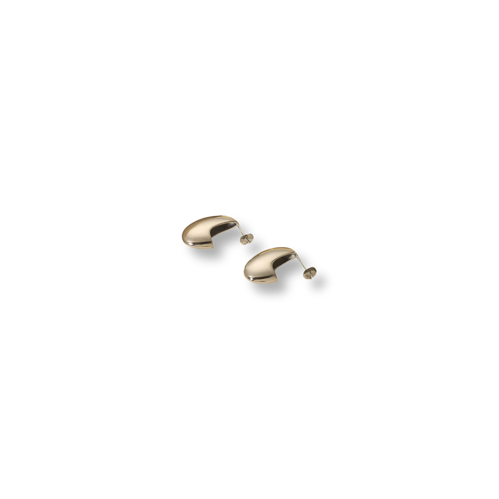 Aretes Mitad Plateados