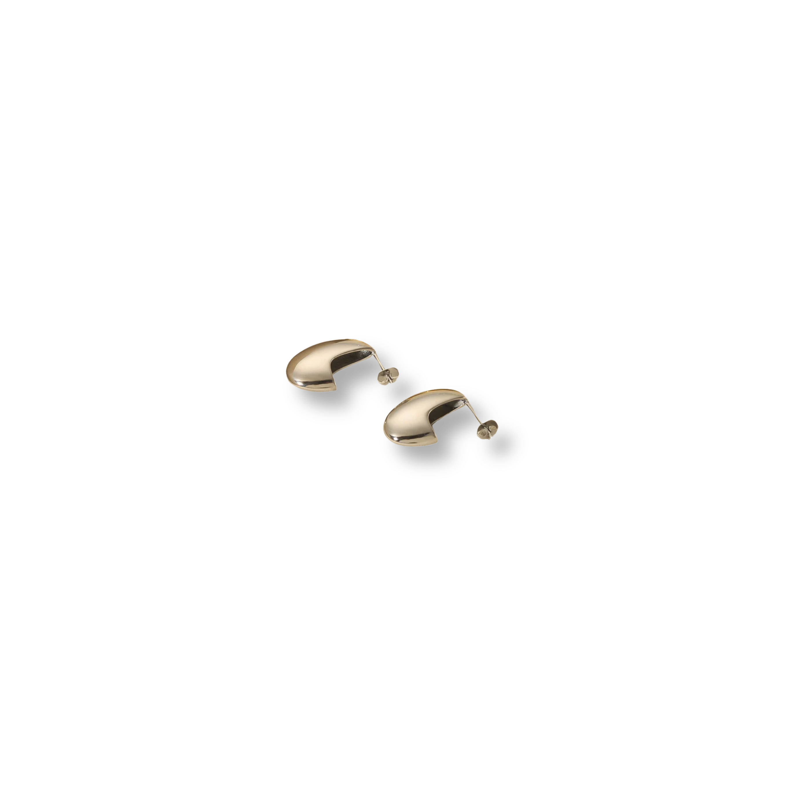 Aretes Mitad Plateados
