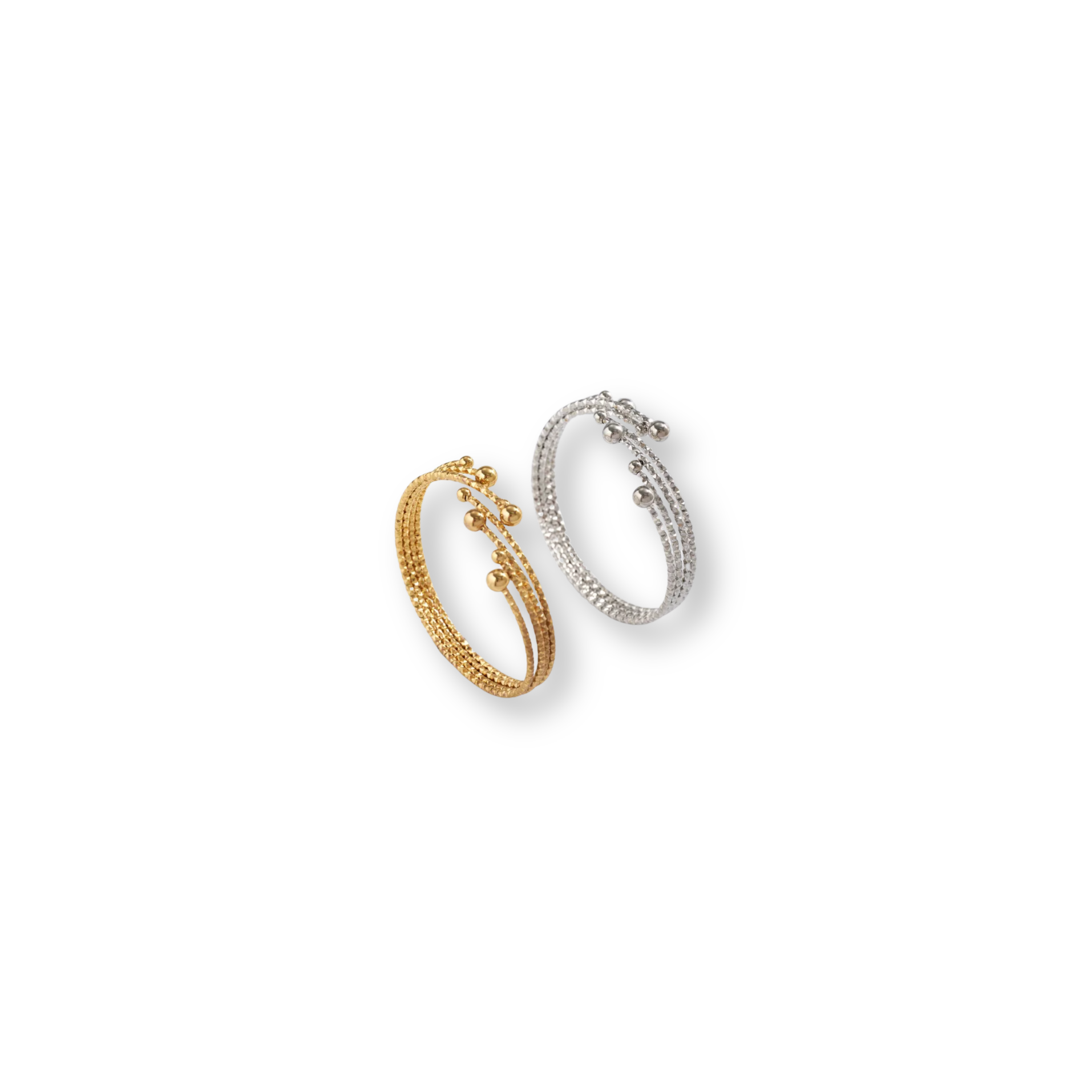 Brazalete Esthela Plateado