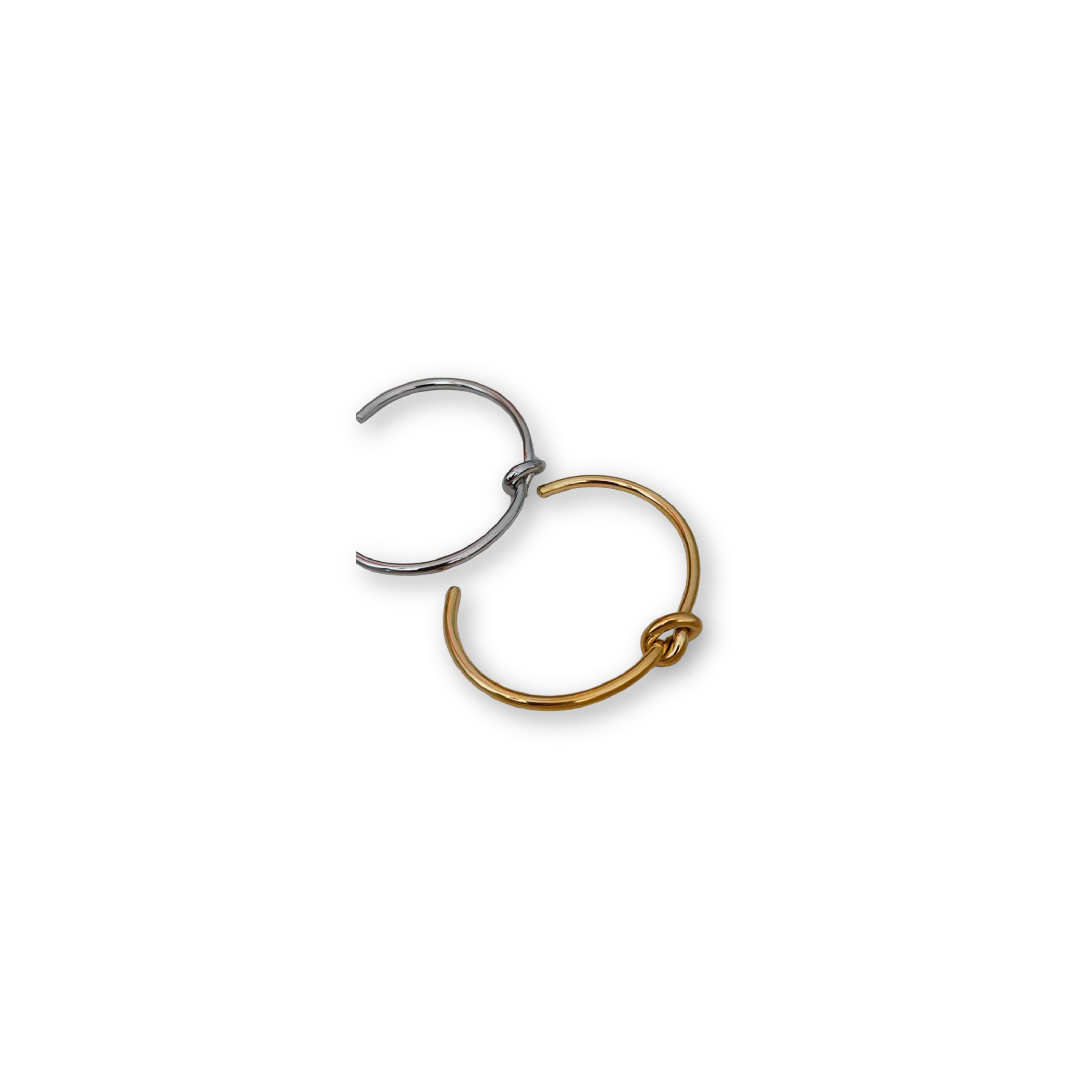 Brazalete Nudo Plateado