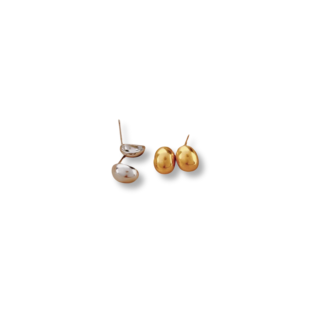 Aretes Dani Plateados