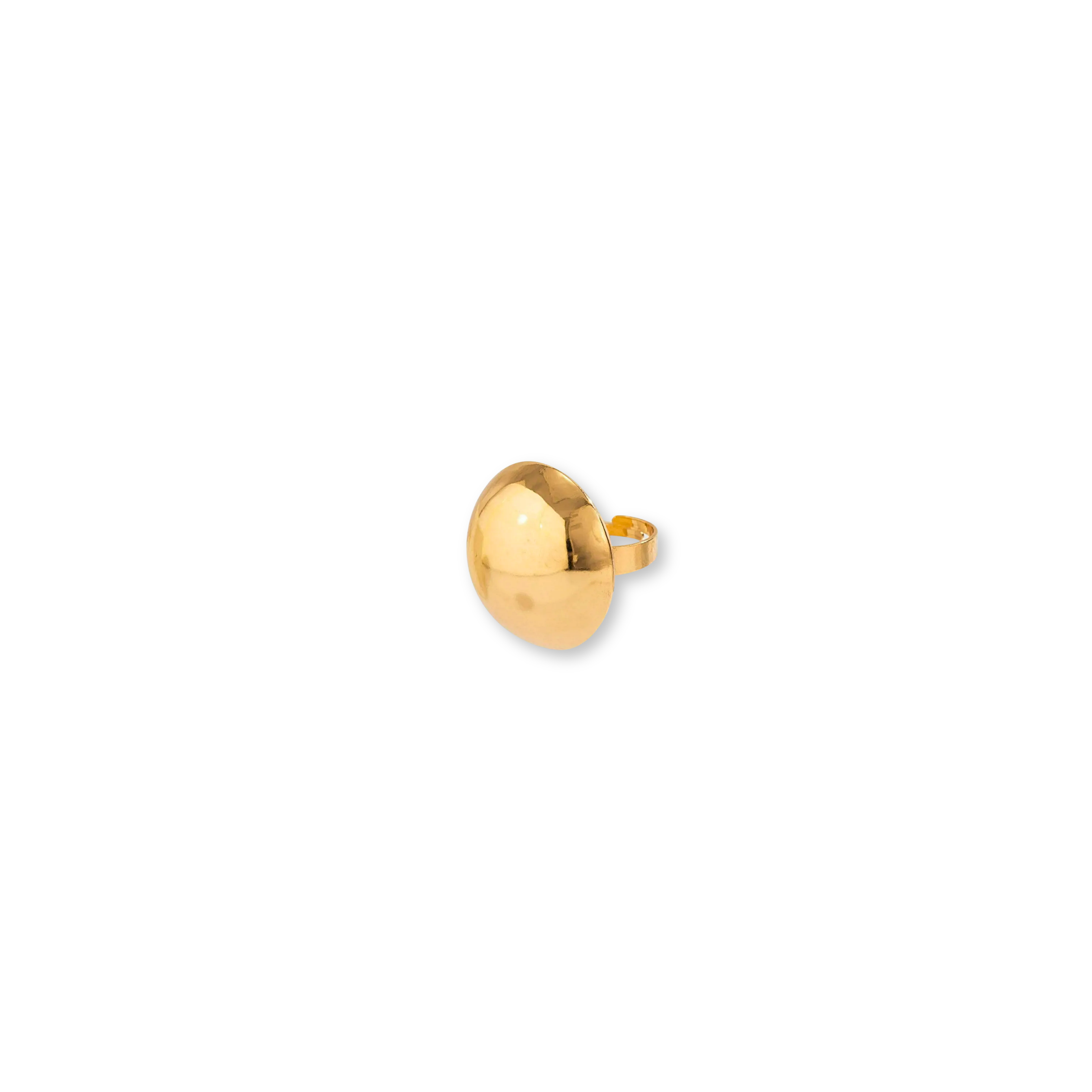 Anillo Bola Dorada