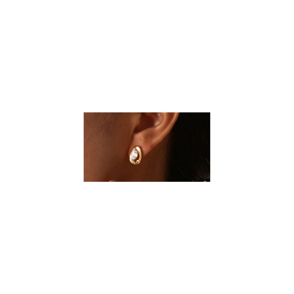 Aretes Maria Dorados