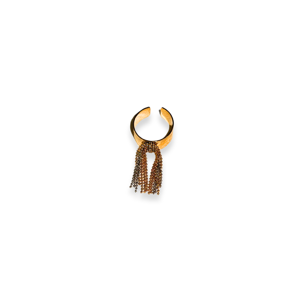 Anillo Tiras Dorado